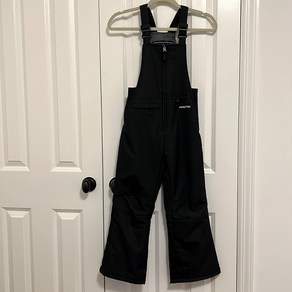 Arctix kids’ black ski bib pants S